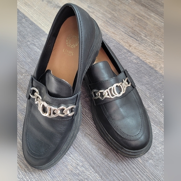 Chaps New without‎ box, Baailey Women’s rubber lug sole penny loafers size 7.5 - Picture 1 of 9